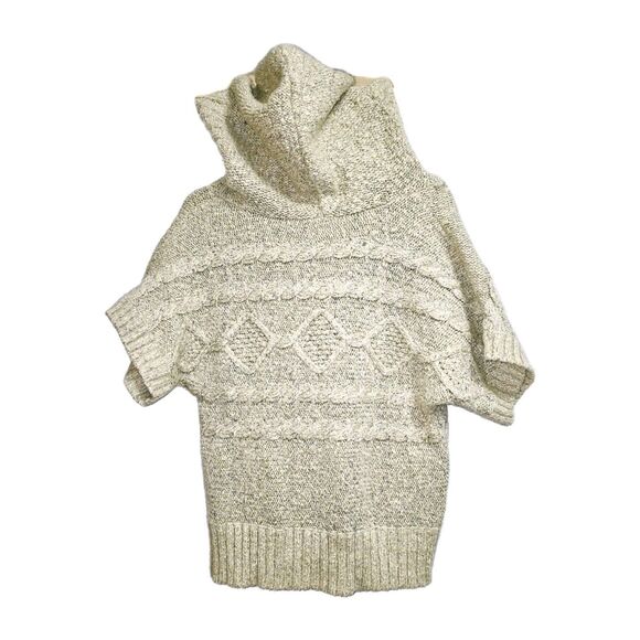 Aeropostale Knit Hoodie Women‎ Crop Sweater Cardigan Size XL Short Sleeves - Picture 4 of 5
